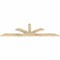 Ekena Millwork Richland Rough Sawn Timber Gable Bracket, Douglas Fir, 84"W x 24"H x 2"D x 4"F, 7/12 Pitch GBW084X24X0204RIC00RDF - alternate 5